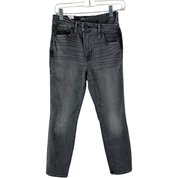 Good American Good Classic Slim Straight Jeans Crossover Black219 Size 2/26 NWOT - Picture 1 of 8